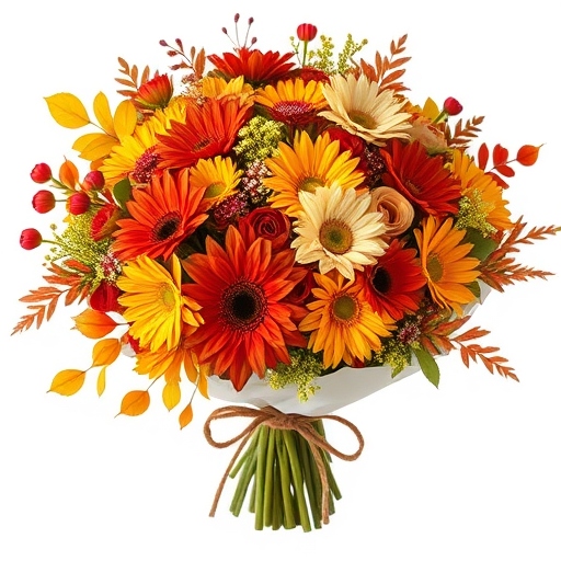 Autumn Burnt Orange Bouquet
