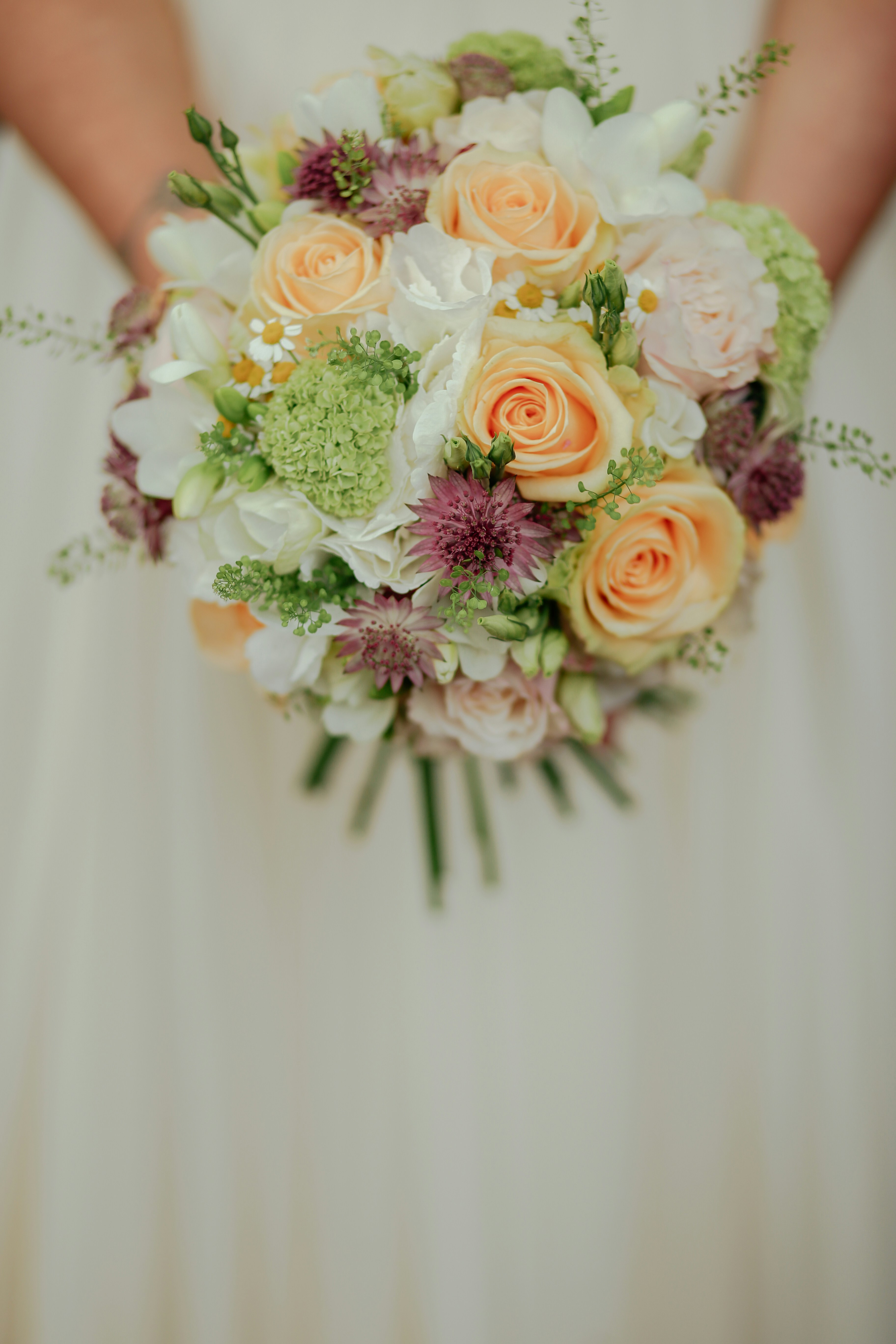 Vibrant Mixed Orange Bridal